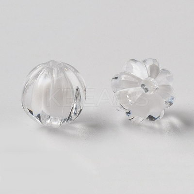 Transparent Acrylic Beads X-TACR-S089-10mm-01-1