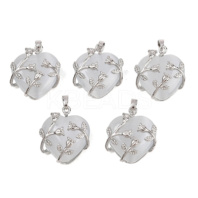 Valentine Idea for Her Gifts Cat Eye Pendants X-CE-H006-05-1