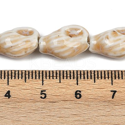 Ocean Series Handmade Porcelain Beads PORC-R002-04A-06-1