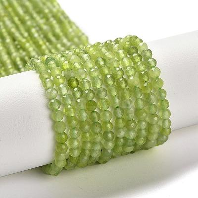 Natural Xiuyan Jade Beads Strands G-Z074-A04-02-1