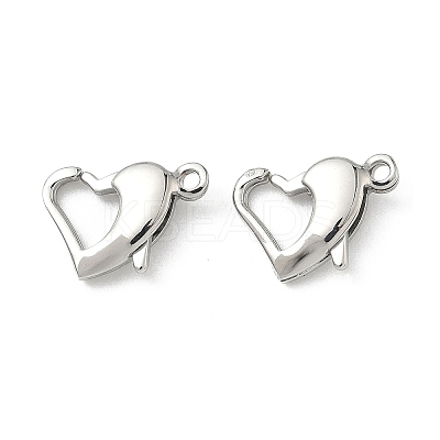 304 Stainless Steel Lobster Claw Clasps STAS-L022-518P-1