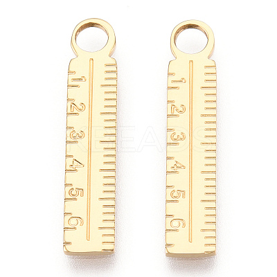304 Stainless Steel Pendants STAS-T064-35G-1