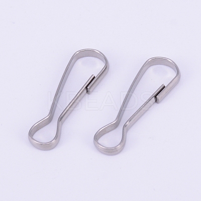 304 Stainless Steel Keychain Clasp Findings STAS-WH0016-06P-01-1