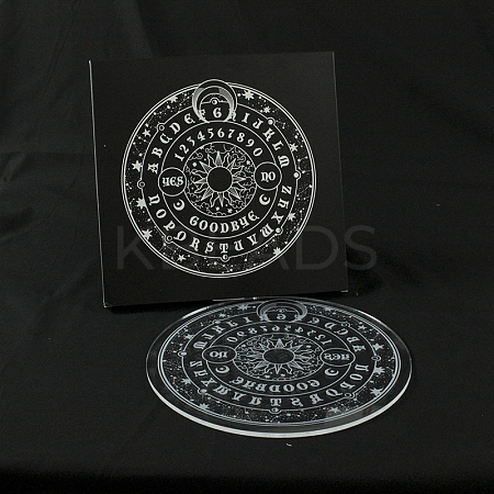 Round Acrylic Pendulum Boards WICR-PW0003-001-1