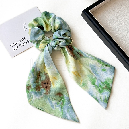 Oil Painting Cloth Hair Accessories PW-WG70012-01-1