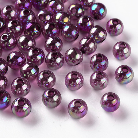Transparent Acrylic Beads MACR-S370-B8mm-742-1