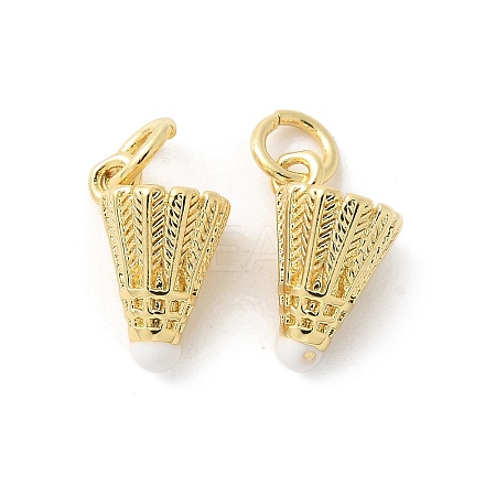 Brass Enamel Pendants X-KK-P294-55G-1