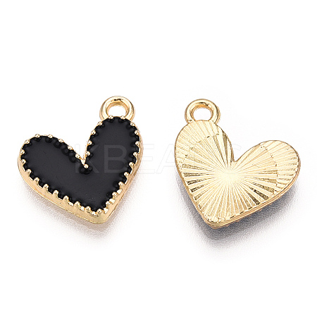 Alloy Enamel Charms ENAM-T011-204A-1