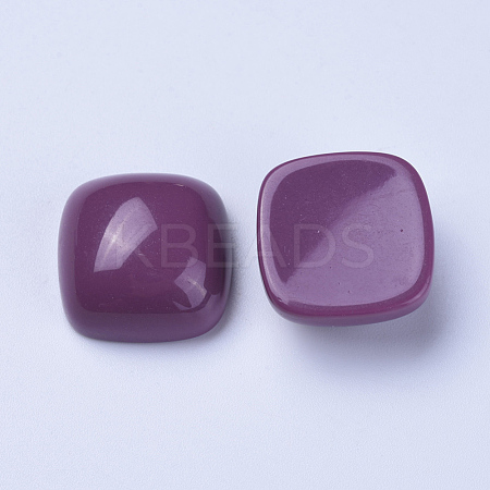 Resin Cabochons RESI-WH0008-06G-1
