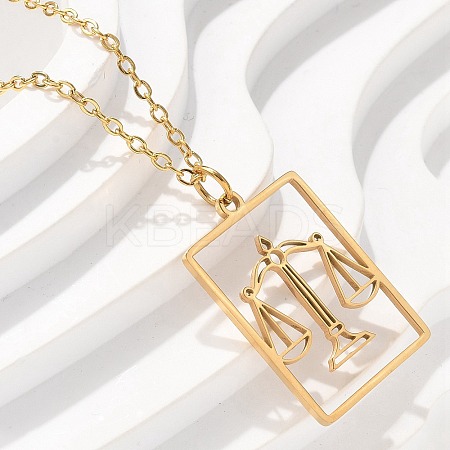 304 Stainless Steel Necklace LS-NJEW-D330-01G-07-1