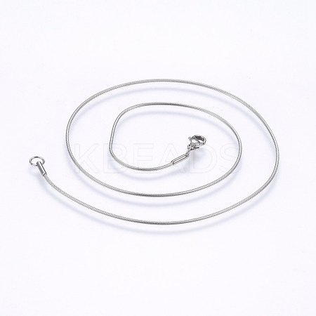 304 Stainless Steel Snake Chain Necklaces X-NJEW-F226-01P-01-1