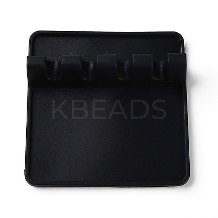 Silicone Multiple Utensil Rest with Drip Pad SIL-H001-01A-1