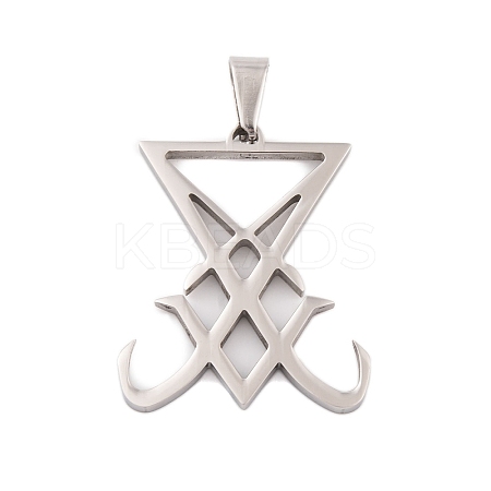 Non-Tarnish 304 Stainless Steel Pendants STAS-K283-07P-1