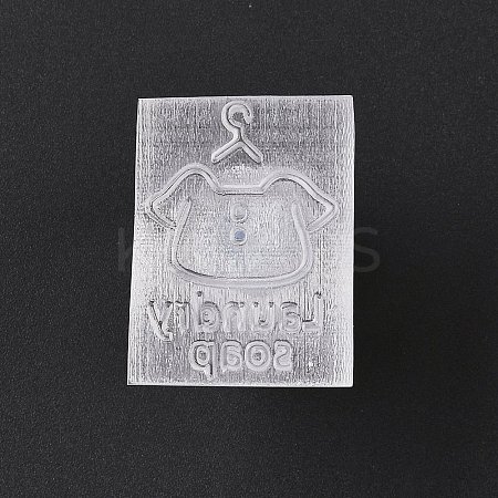 Clear Acrylic Soap Stamps with Big Handles DIY-XCP0003-88A-1