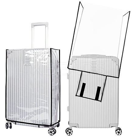 Transparent PVC Luggage Cover AJEW-WH20080-52C-1