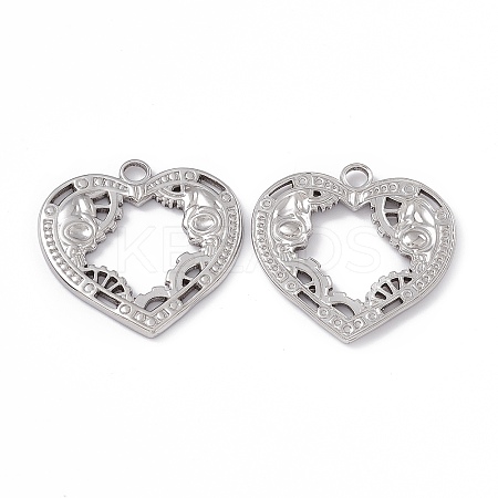 Non-Tarnish 304 Stainless Steel Pendants STAS-B031-02P-1