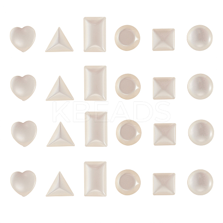 Opaque Resin Cabochons RESI-CJ0001-122-1