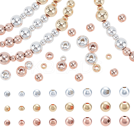 12 Style Brass Beads KK-PH0009-12-1