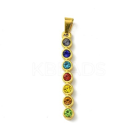 PVD Vacuum Plating 304 Stainless Steel Pendants STAS-H192-04G-1