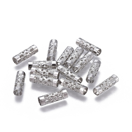 Tarnish Resistant 304 Stainless Steel Tube Beads LS-STAS-P236-17P-1