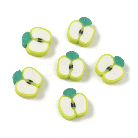 Fruit & Vegetable Theme Handmade Polymer Clay Beads CLAY-F006-02P-1