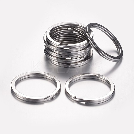 Tarnish Resistant 304 Stainless Steel Keychain Clasps LS-KEYC-D049-03-1
