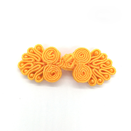 Handmade Chinese Frogs Knots Buttons Sets BUTT-WH0014-29R-1