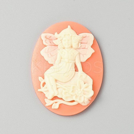 Opaque Resin Decoden Cabochons LS-RESI-WH0034-52B-02-1