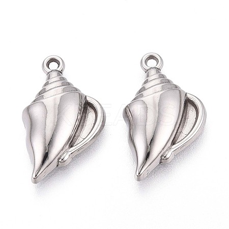 304 Stainless Steel Pendants STAS-T065-27P-1