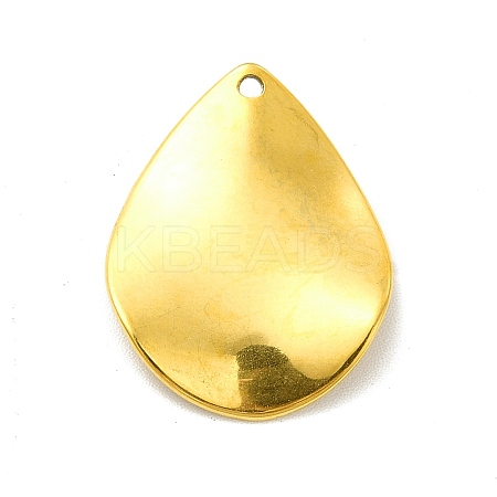 Ion Plating(IP) 201 Stainless Steel Pendants STAS-G296-06G-1