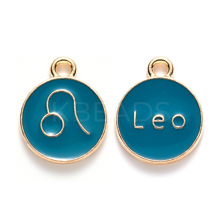 Alloy Enamel Pendants LS-ENAM-S124-01A-05G-1