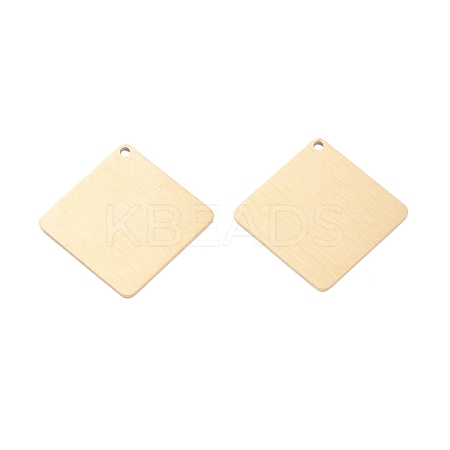 Ion Plating(IP) 304 Stainless Steel Pendants STAS-O133-08H-G-1