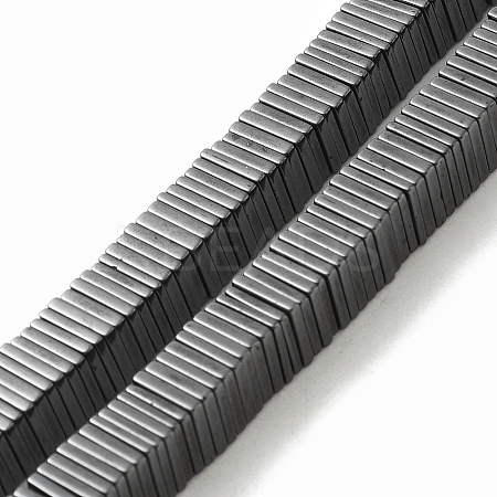 Electroplate Non-magnetic Synthetic Hematite Beads Strands G-J224-02-1