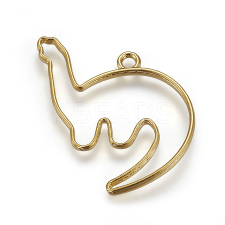 Zinc Alloy Open Back Bezel Pendants PALLOY-WH0039-01G-A-1
