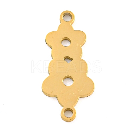 304 Stainless Steel Connector Charms STAS-Z076-21G-1