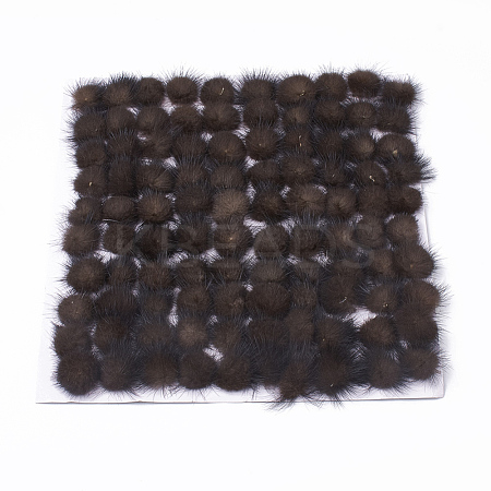 Faux Mink Fur Ball Decoration FIND-S267-2.5cm-01-1