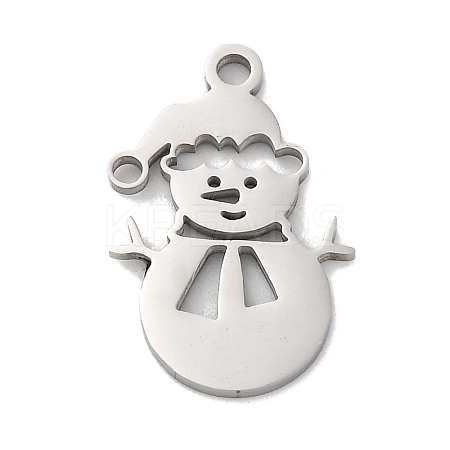 Anti-Tarnish Christmas 201 Stainless Steel Pendants LS-STAS-Q015-09P-1