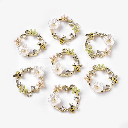 Alloy Enamel Pendants LS-X-ENAM-N051-17-1