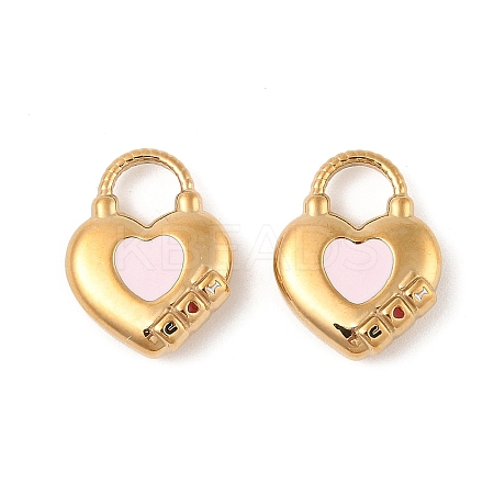 304 Stainless Steel Enamel Pendants STAS-P380-07G-02-1