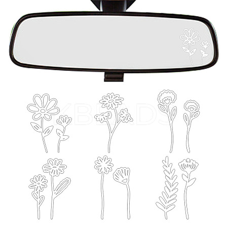 1Pc Waterproof PVC Electrostatic Stickers DIY-OC0013-20D-1