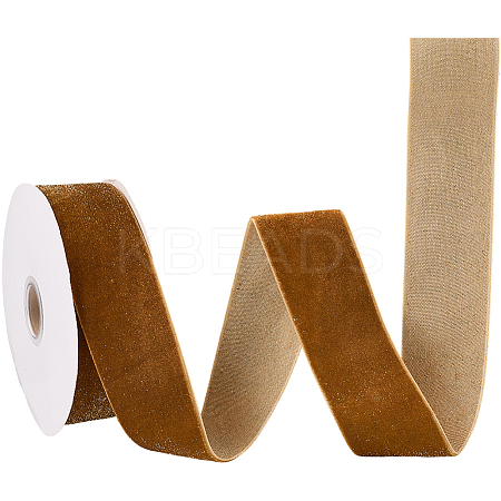 1 Roll Sparkle Single Face Velvet Ribbon OCOR-CY0002-21C-1