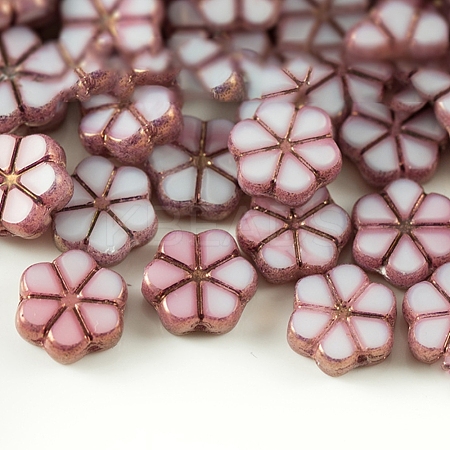 Antique Style Czech Glass Beads GLAA-CJC0001-05D-1