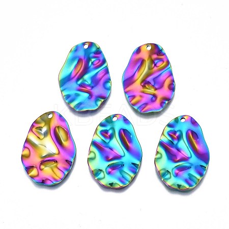 201 Stainless Steel Pendants STAS-S119-065-1