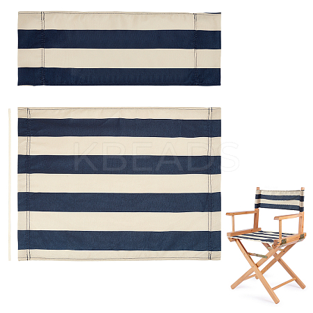 Stripe Pattern Canvas Cloth Chair Replacement DIY-WH0283-63A-1