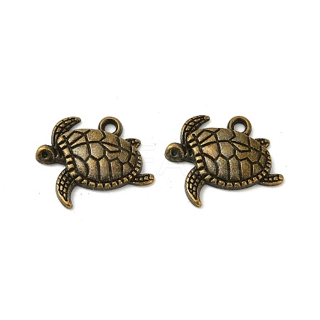 Tibetan Style Alloy Sea Turtle Pendants LS-TIBEP-Q041-029AB-NR-1