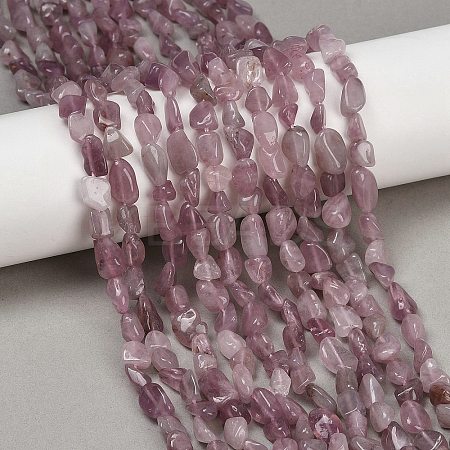 Natural Madagascar Rose Quartz Beads Strands G-Q060-D11-1