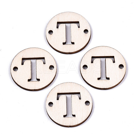 Unfinished Natural Poplar Wood Links Connectors WOOD-S045-140B-01T-1