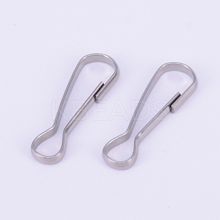 304 Stainless Steel Keychain Clasp Findings STAS-WH0016-06P-01-1