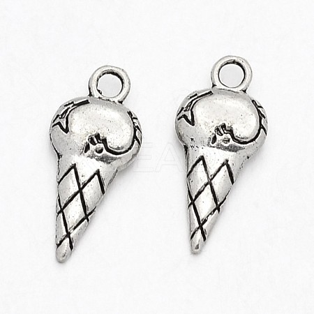 Ice Cream Tibetan Style Alloy Pendants TIBEP-N008-35AS-RS-1