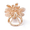 Alloy Rhinestone Women Lady Girls Fashion Scarf Ring Buckle LS-JEWB-WH0011-12KCG-2